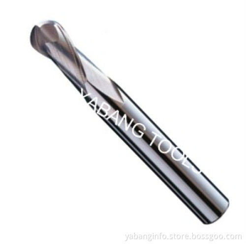 Aluminium Carbide Ball End Mills (R0.5~R6mm*2Flutes)